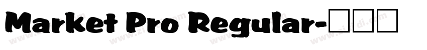 Market Pro Regular字体转换